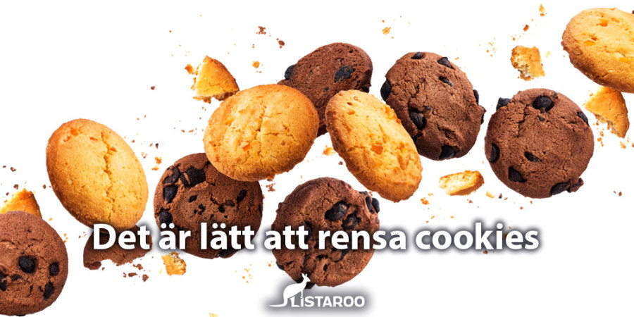 Illustration som visar hur du rensar cookies i din webbläsare
